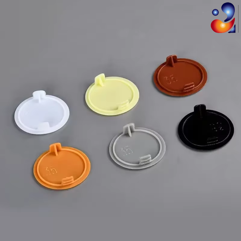 Furniture Hardware Connectors - Home Round Plastic Furniture Hinge Decorative