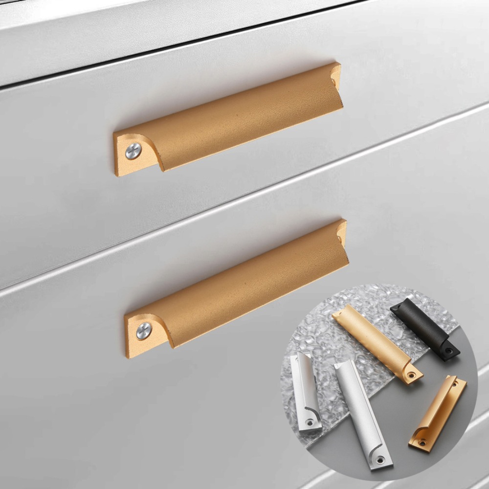 Furniture Hardware Knobs - New Aluminum Alloy Door Handle 90/120mm
