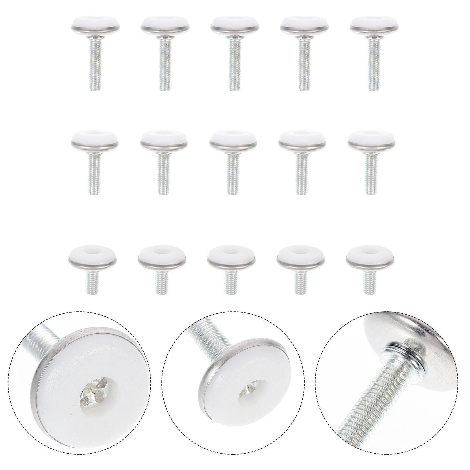 Furniture Leveling Hardware - 30pcs Adjustable Iron Furniture Levelers Feet