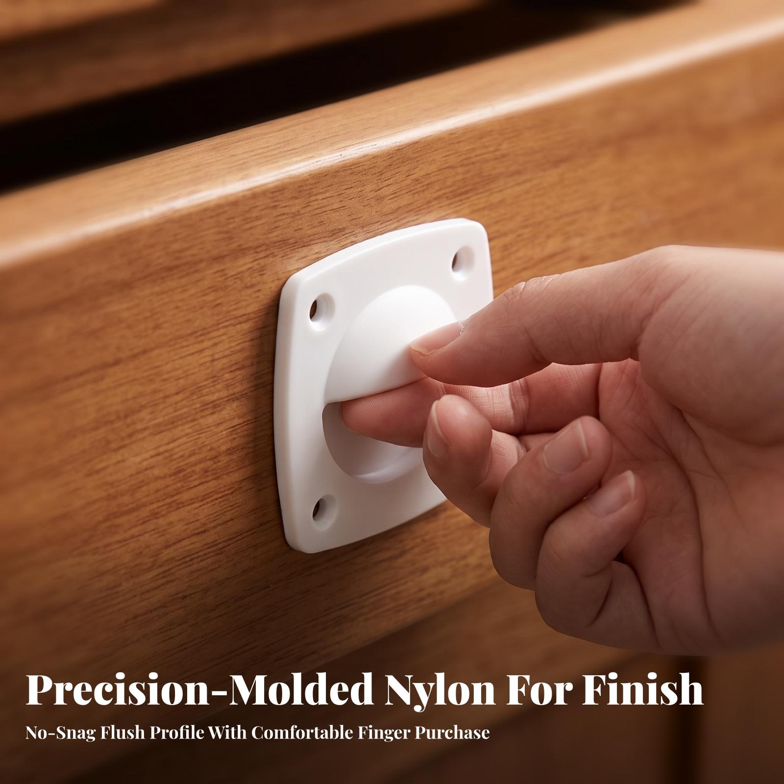 Furniture Hardware Lowes - Low Profile Nylon Drawer Pull Handle