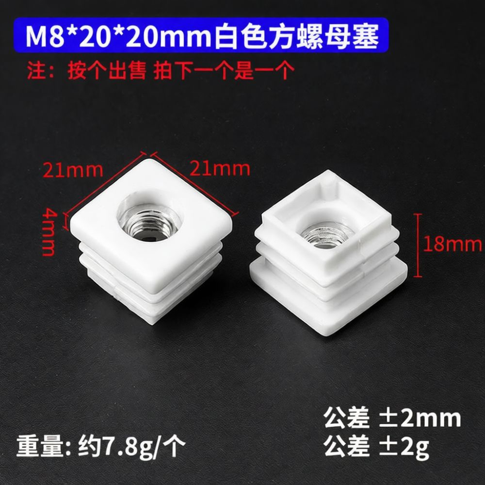 Furniture Hardware Threaded Inserts - Threaded Pipe Insert Plastic Furniture Nut
