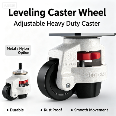 Heavy Duty Leveling Caster 40F - Furniture Leveling Hardware recension och pris