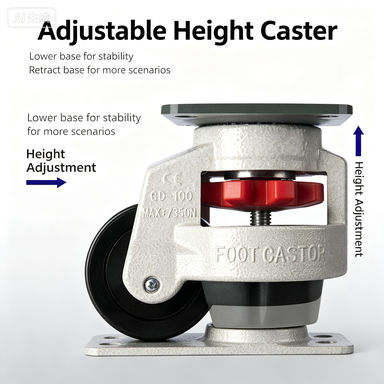 Heavy Duty Leveling Caster 40F - Furniture Leveling Hardware recension och pris