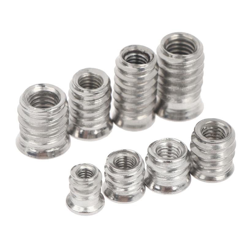 10Pcs M4 M6 M8 Hex Socket Wood - Furniture Hardware Threaded Inserts recension och pris