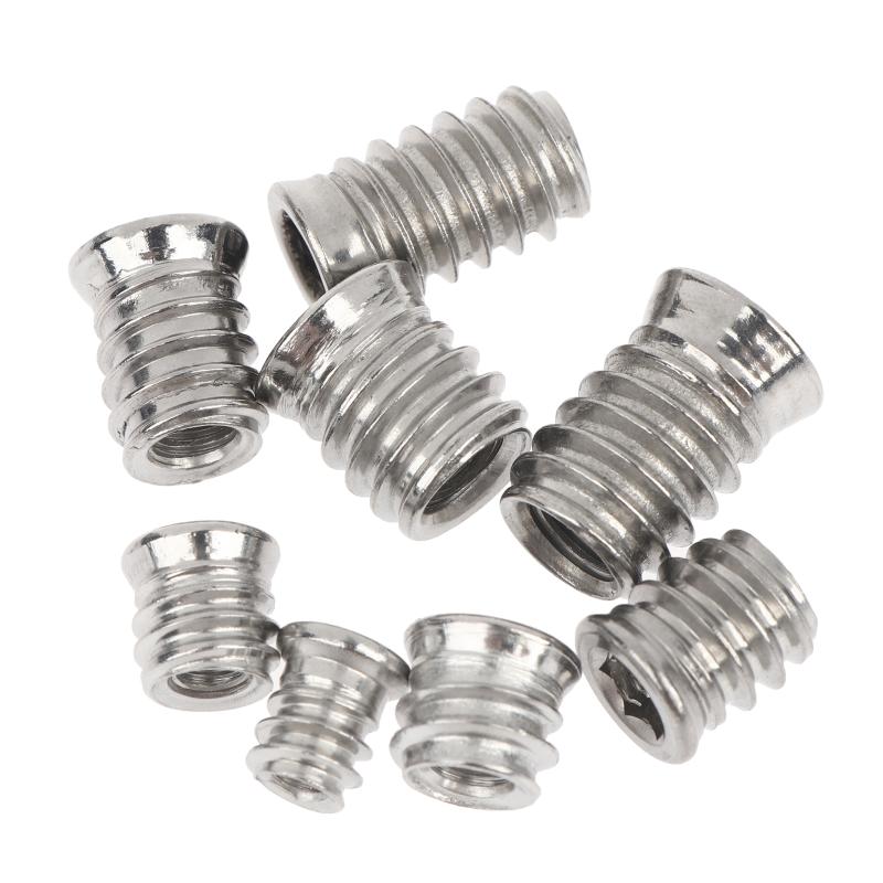 10Pcs M4 M6 M8 Hex Socket Wood - Furniture Hardware Threaded Inserts recension och pris