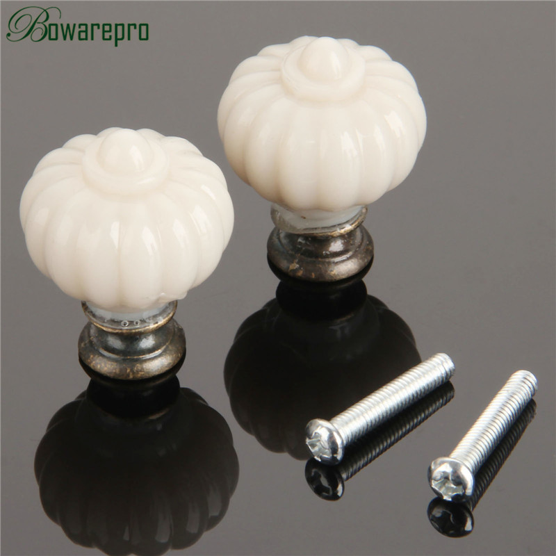 1Pc Acrylic Ivory White Pumpki - Furniture Hardware Factory recension och pris