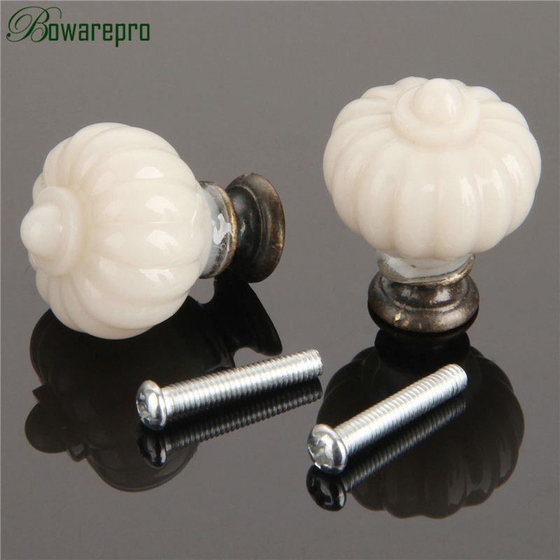 1Pc Acrylic Ivory White Pumpki - Furniture Hardware Factory recension och pris