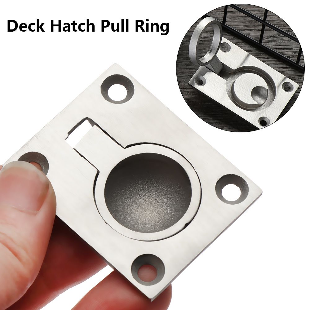 Stainless Steel Flush Pull Rin - Furniture Hardware Knobs recension och pris