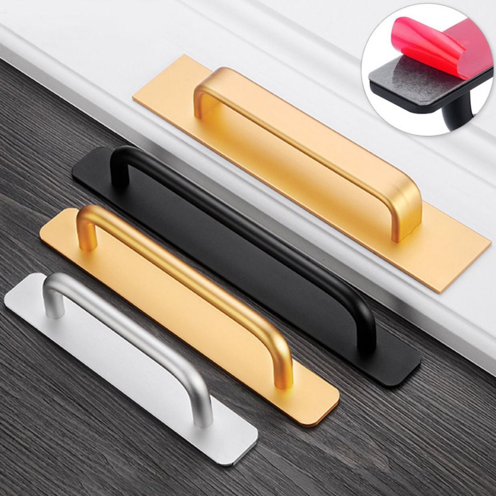 Punch-free Door Handle Aluminu - Furniture Hardware Knobs recension och pris
