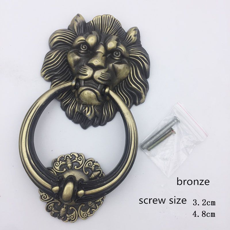 Antique Bronze Lion Head Handl - Furniture Hardware Knobs recension och pris