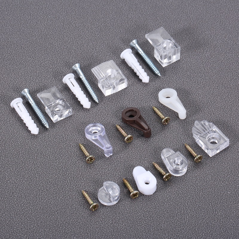10Pcs Plastic Glass Retainer C - Furniture Hardware Connectors recension och pris