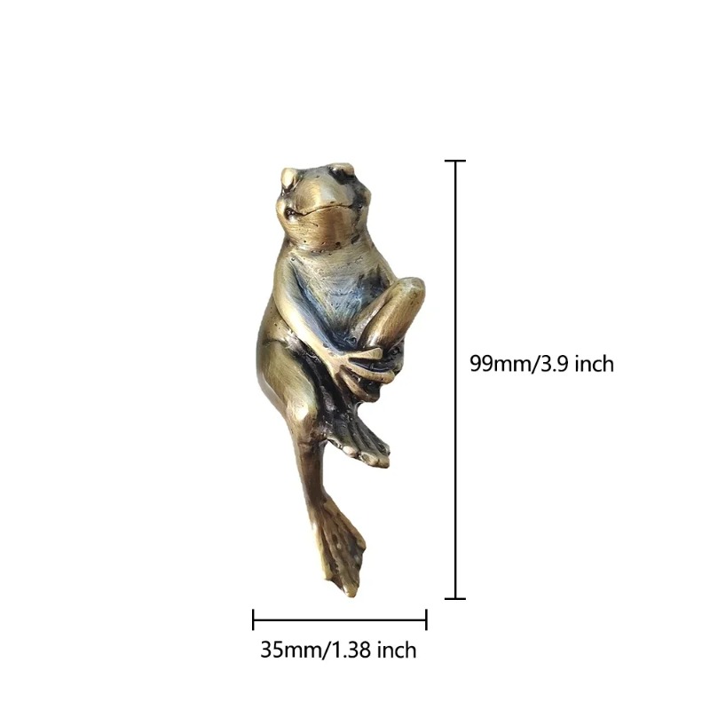 Frog Brass Cabinet Door Knobs  - Unique Furniture Hardware Pulls recension och pris