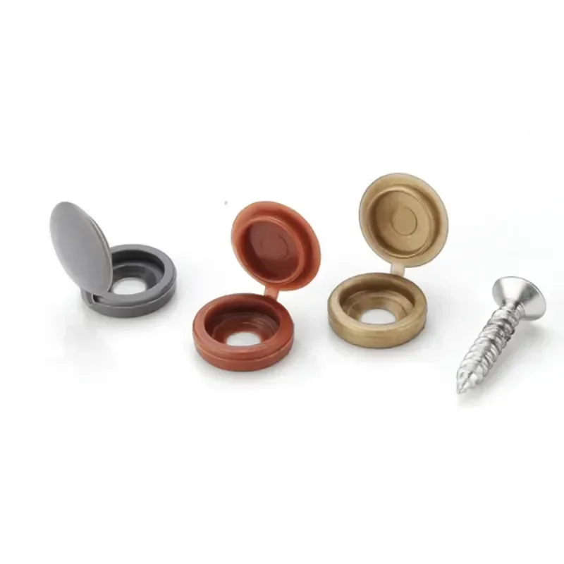 Hinged Plastic Screw Cap Cover - Furniture Hardware Screws recension och pris