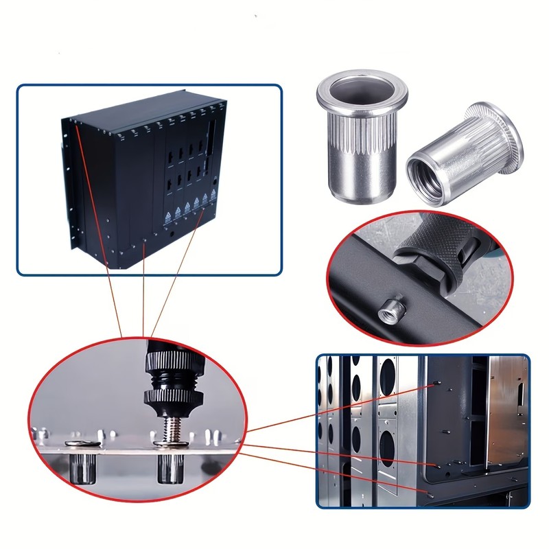 46 pcs M4 Threaded Insert Nuts - Furniture Hardware Threaded Inserts recension och pris