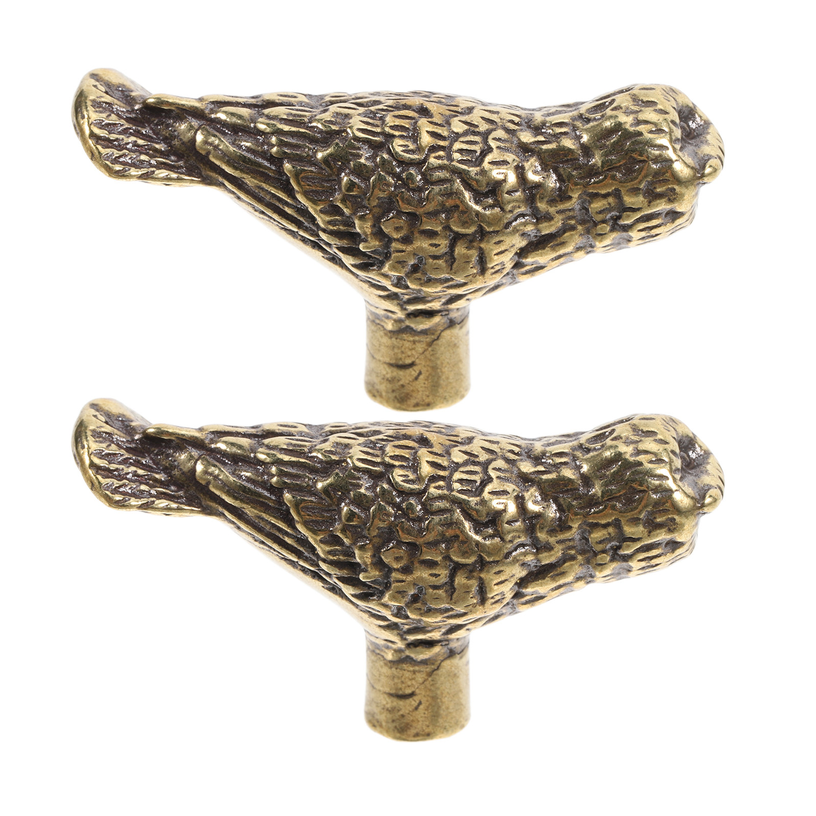 2Pcs Brass Owl Dresser Knobs V - Unique Furniture Hardware Pulls recension och pris