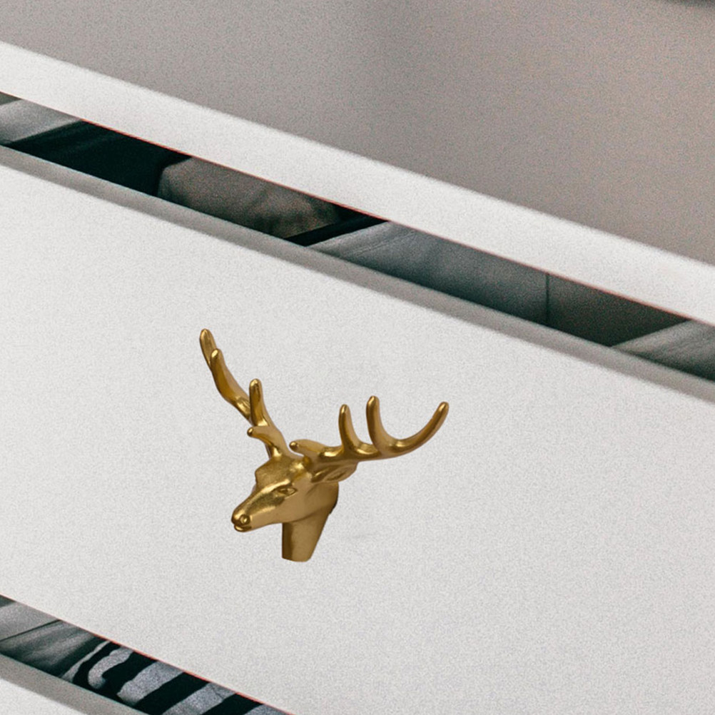 Brass Deer Pull Unique Cabinet - Unique Furniture Hardware Pulls recension och pris