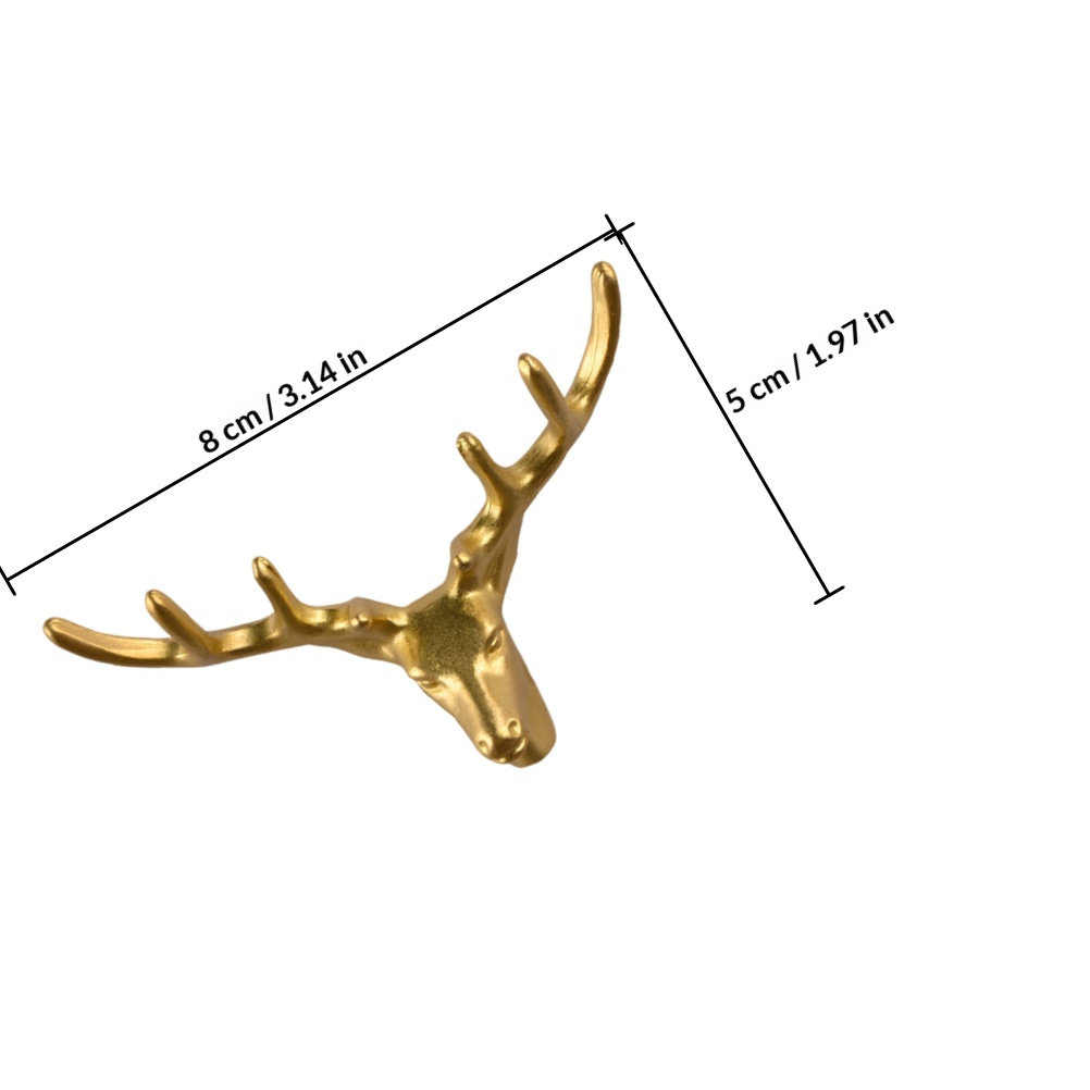 Brass Deer Pull Unique Cabinet - Unique Furniture Hardware Pulls recension och pris
