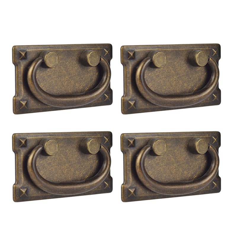4Pcs Vintage Antique Bronze Dr - Furniture Hardware Factory recension och pris