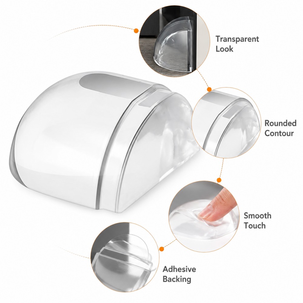 Transparent Silicone Doorstop  - Furniture Hardware Factory recension och pris