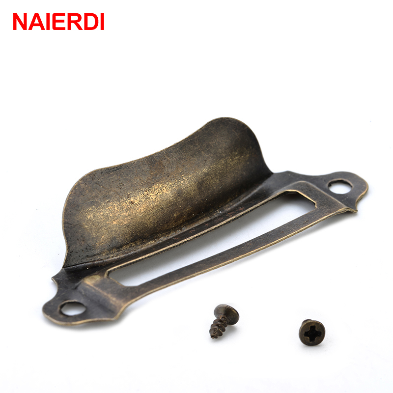 10PCS NAIERDI Antique Box Labe - Furniture Hardware Names recension och pris