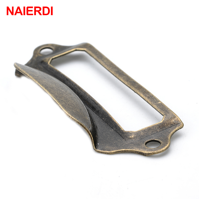 10pcs NAIERDI Antique Handles  - Furniture Hardware Names recension och pris
