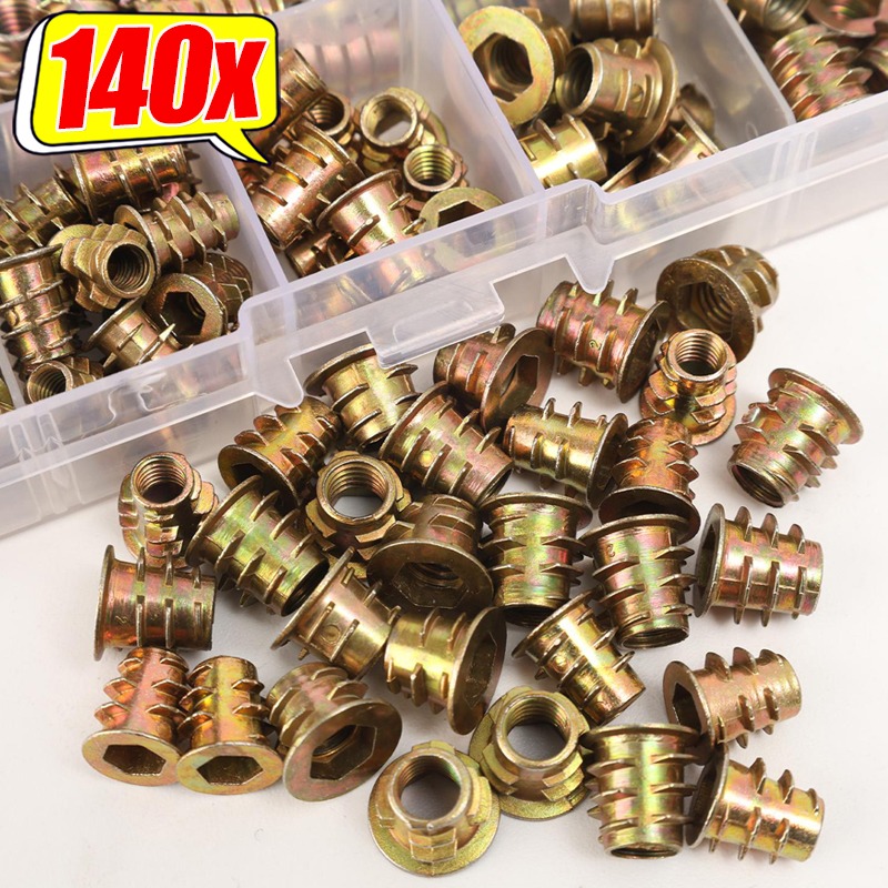 Carbon Steel Threaded Inserts  - Furniture Hardware Threaded Inserts recension och pris