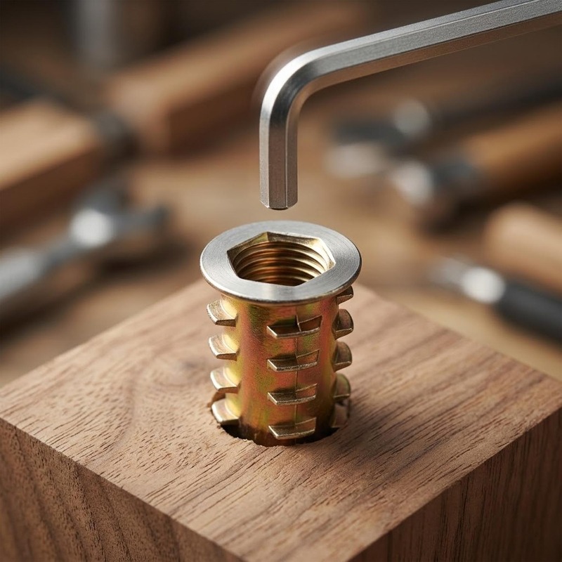 Carbon Steel Threaded Inserts  - Furniture Hardware Threaded Inserts recension och pris