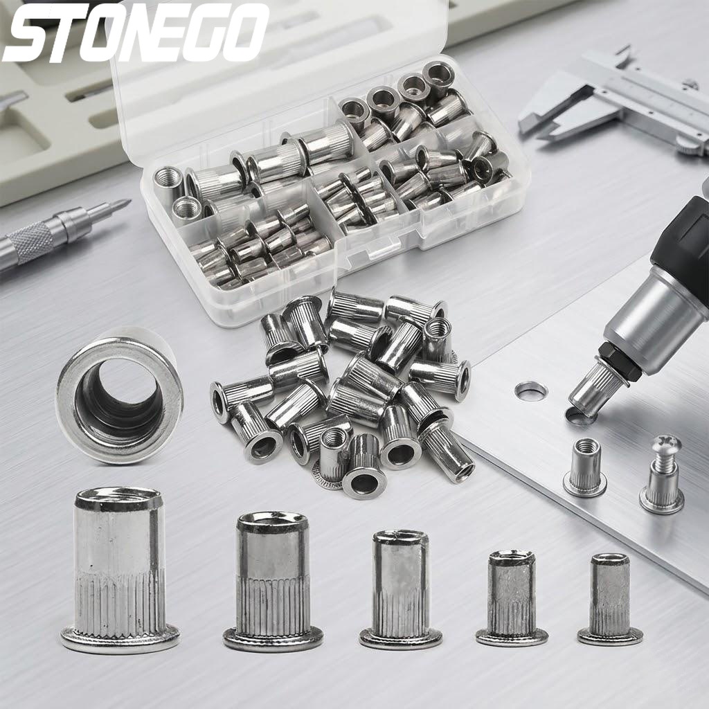 Threaded Insert Nuts Rivet Nut - Furniture Hardware Threaded Inserts recension och pris