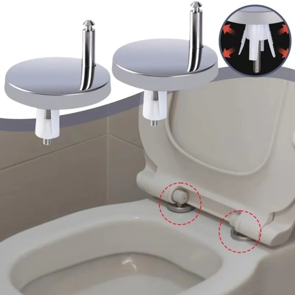 1Pair Stainless Steel Toilet S - Furniture Hardware Screws recension och pris