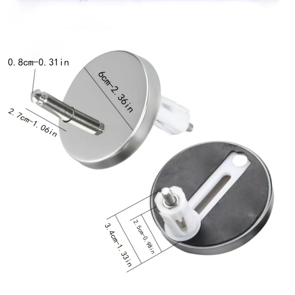 1Pair Stainless Steel Toilet S - Furniture Hardware Screws recension och pris
