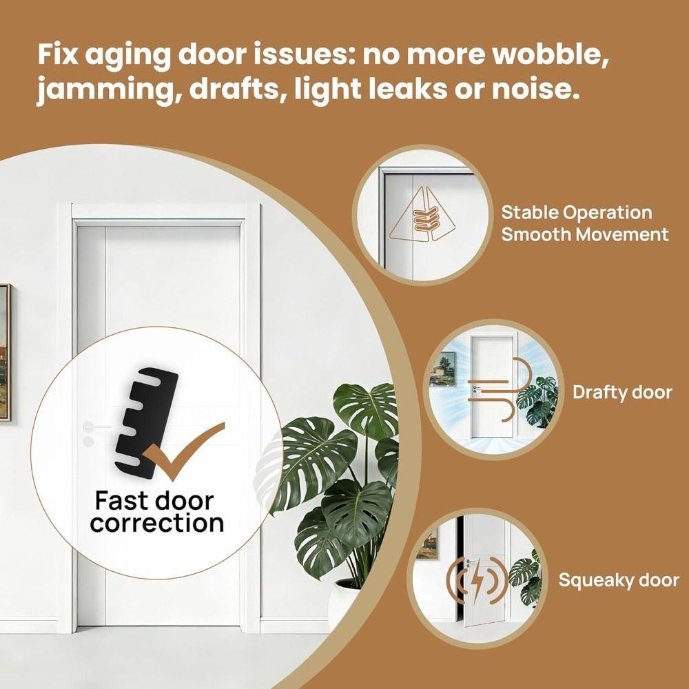 5pcs Thickness Adjustable Door - Furniture Leveling Hardware recension och pris