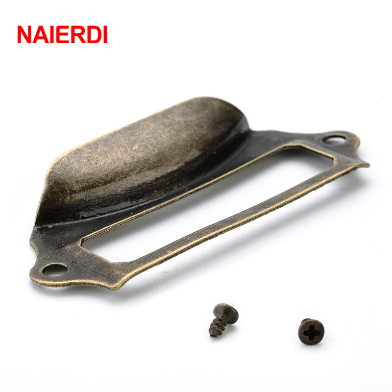 NAIERDI 5pcs Antique Brass Met - Furniture Hardware Names recension och pris