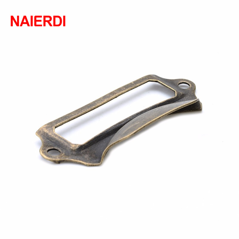 NAIERDI 5pcs Antique Brass Met - Furniture Hardware Names recension och pris