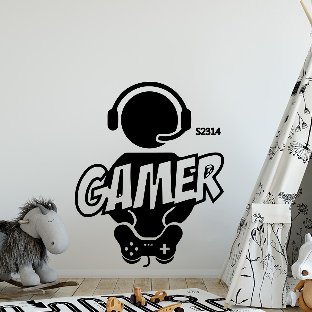 1pc Gamer Wall Art Decal For K - Furniture Hardware Factory recension och pris