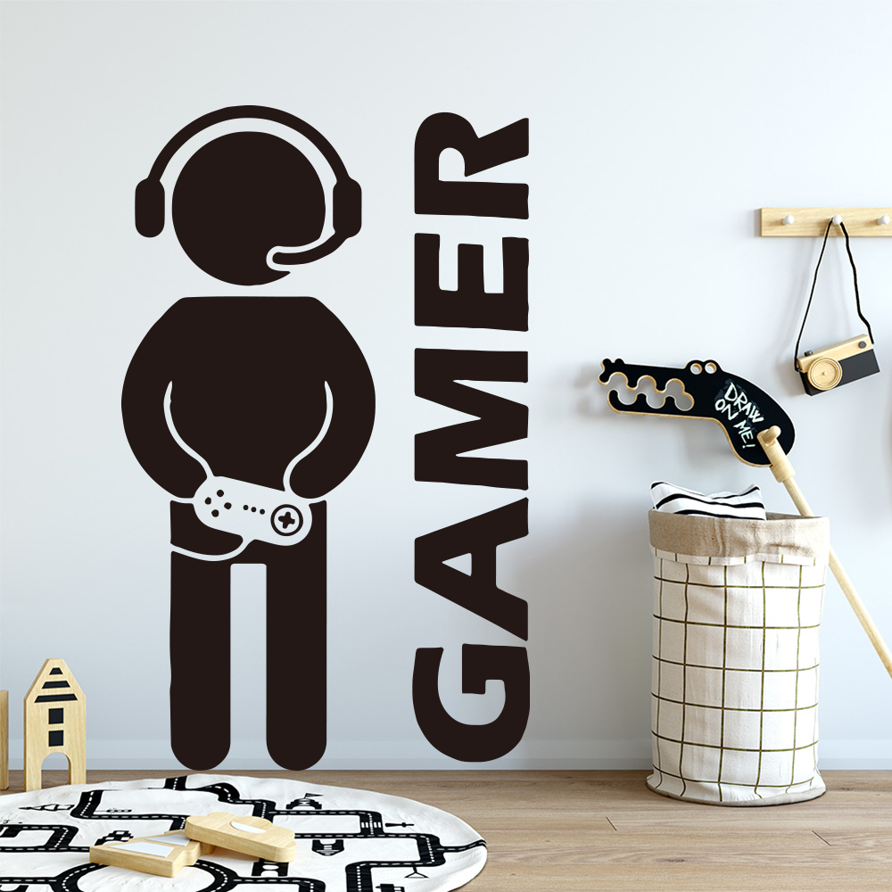 1pc Gamer Wall Art Decal For K - Furniture Hardware Factory recension och pris